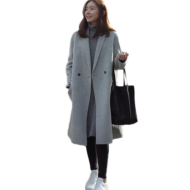 Copy of Sweatshirt Coat Open Stitch Women Long Hoodies Casualergerdgz